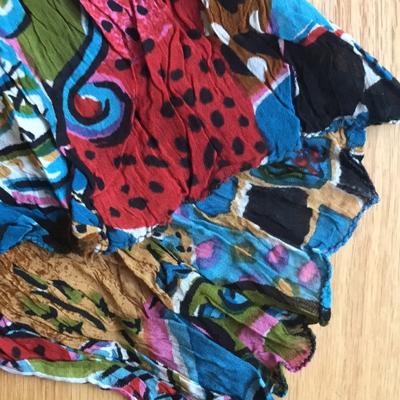 Lot of 2 pareos or scarves Sam Hilu made in India - Picture 10 of 12